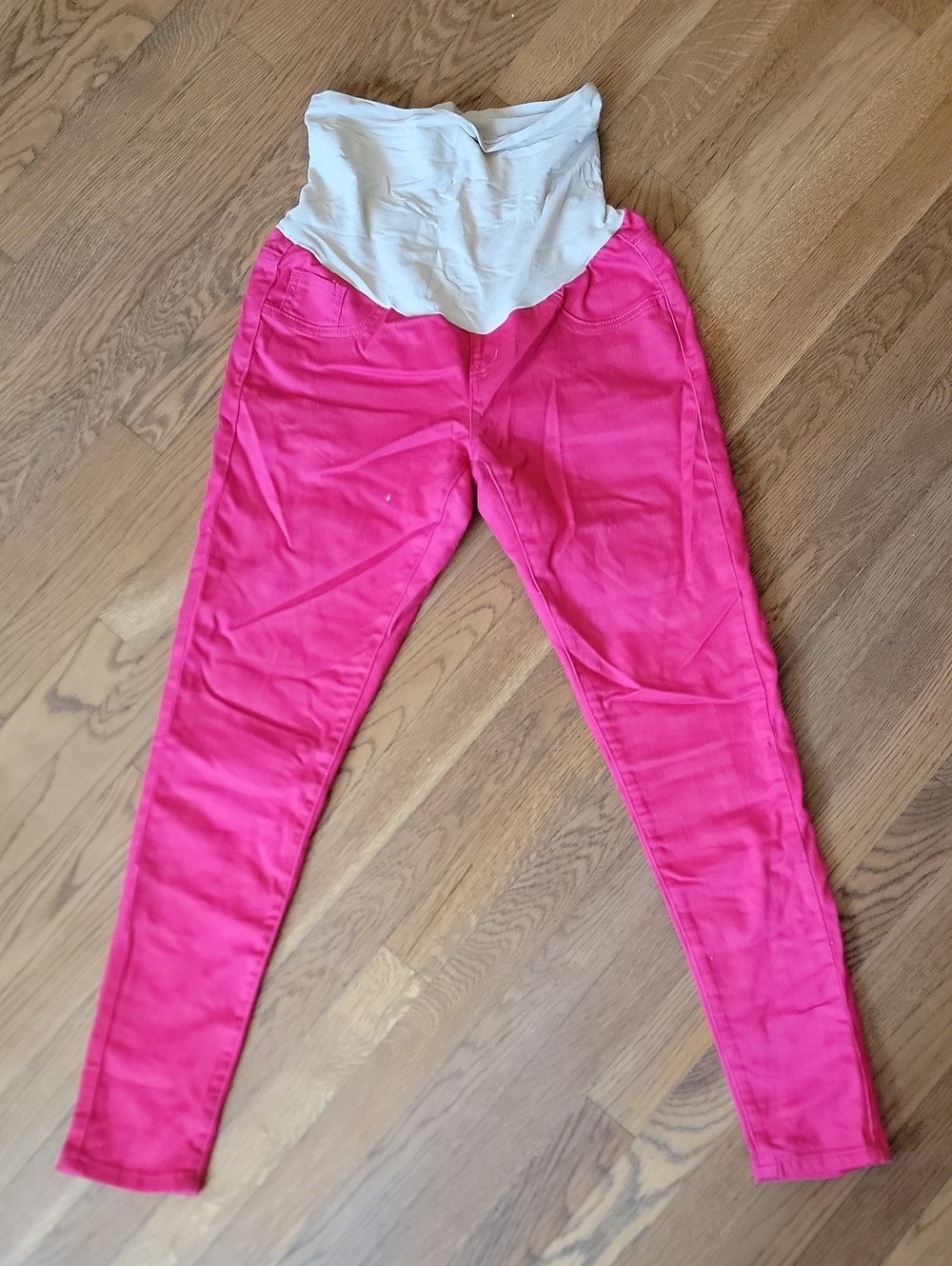 Motherhood Magenta Maternity "Skinny Jeans"